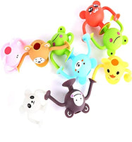 Silicone Animal Suction Kids Bath Toys- 12 pack